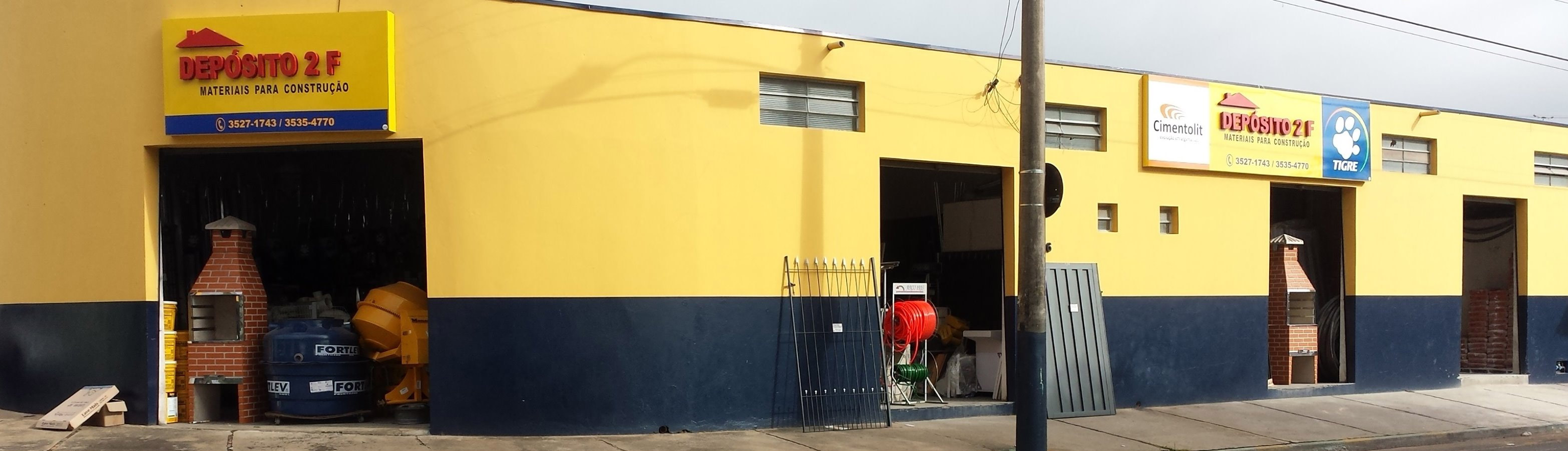 Depósito 2F Rio Claro Fachada do Depósito 2F